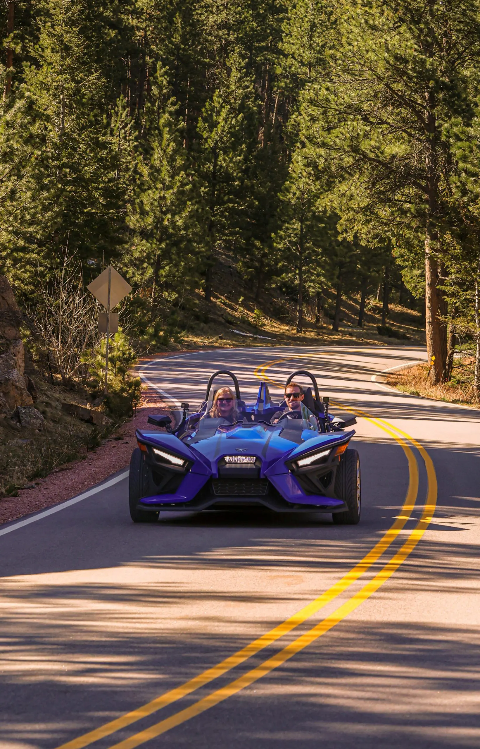Backbone Adventures - Slingshot Rentals Page - Slingshot 2 Riding a Slingshot Rental in Rocky Mountain National Park